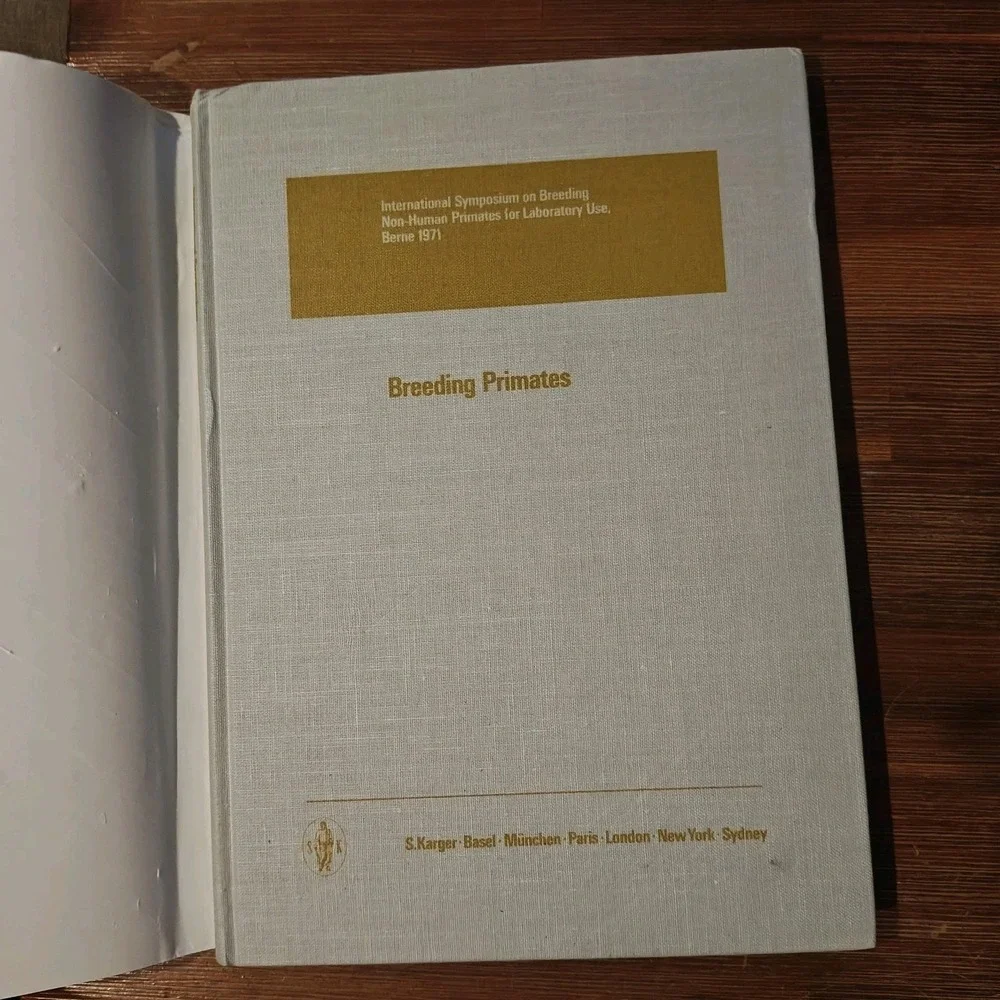 International Symposium on Breeding‎ Non-human Primates for Laboratory Use 1971 - Picture 6 of 6